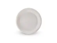 Tallerken bagasse 22cm hvit (50)