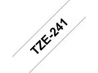 Tape BROTHER TZ-e241 18mmx8m sort/hvit