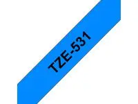 Tape BROTHER TZe-531 12mmx8m sort/blå
