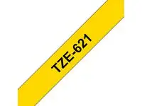Tape BROTHER TZe-621 9mmx8m sort/gul