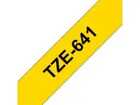 Tape BROTHER TZe-641 18mmx8m sort/gul
