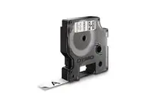 Tape DYMO D1 12mm x 5,5m sort/hvit