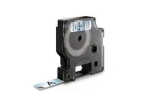 Tape DYMO D1 12mm x 7m sort/klar