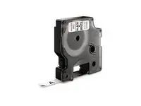Tape DYMO D1 9mm x 7m sort/hvit