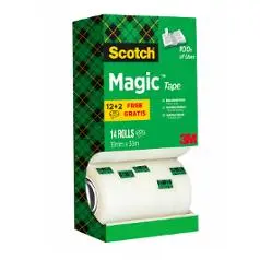 Tape SCOTCH Magic 810 12+2rl gratis(14)