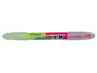 Tekstmarker PILOT Begreen Twin gul/rosa