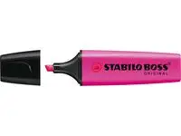 Tekstmarker STABILO Boss mørk rosa
