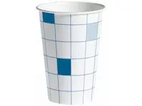 Termobeger u/hank 20cl blå/hvit (100)
