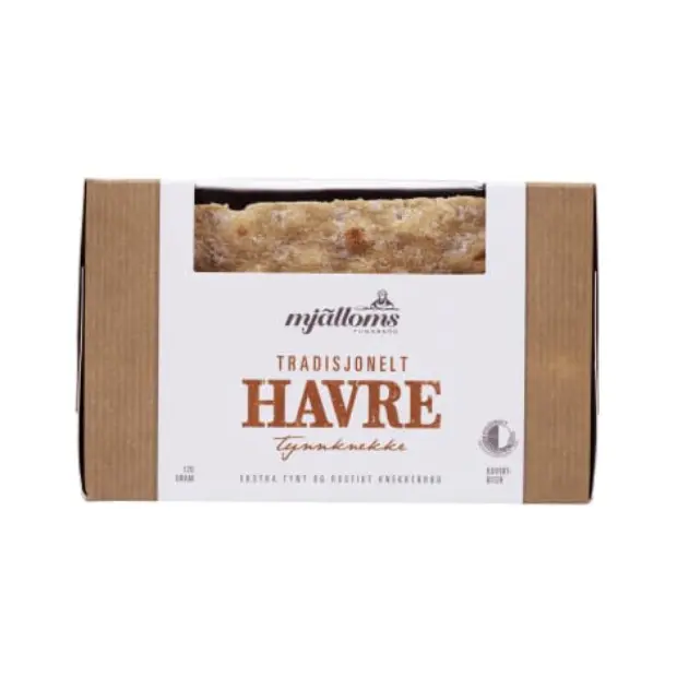 Thin Crispbread Oats 120g Mjälloms - Tynnknekke Havre