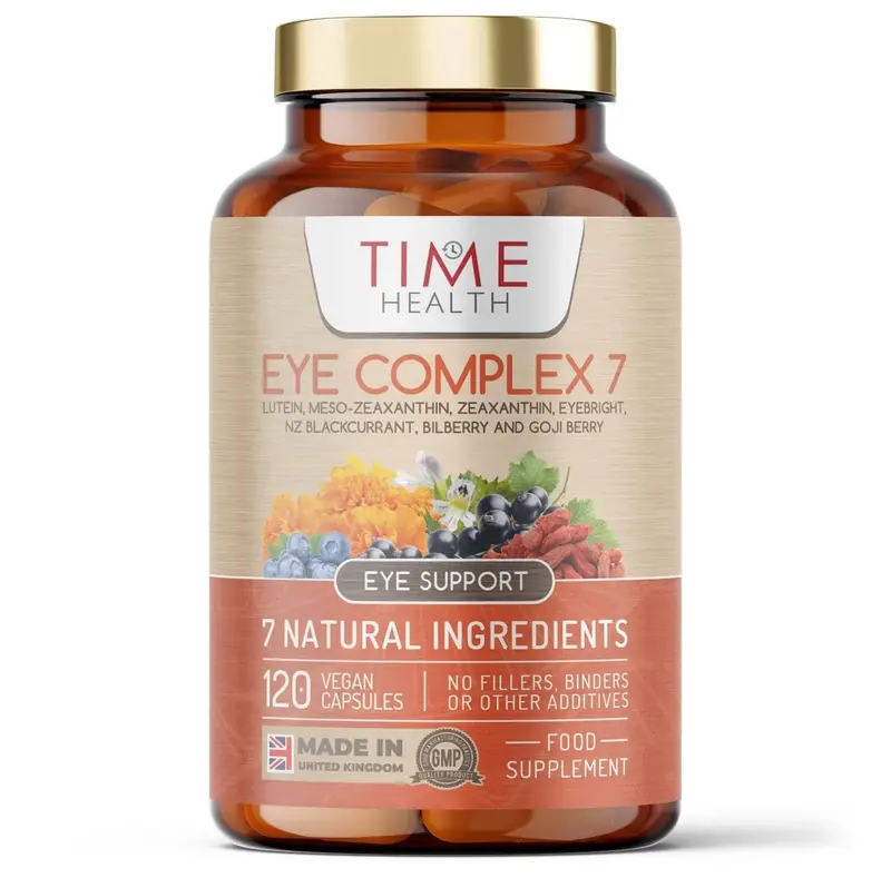 Time Health Eye Complex 7 with Lutein Zeaxanthin & Berries (120 vegan capsules)
