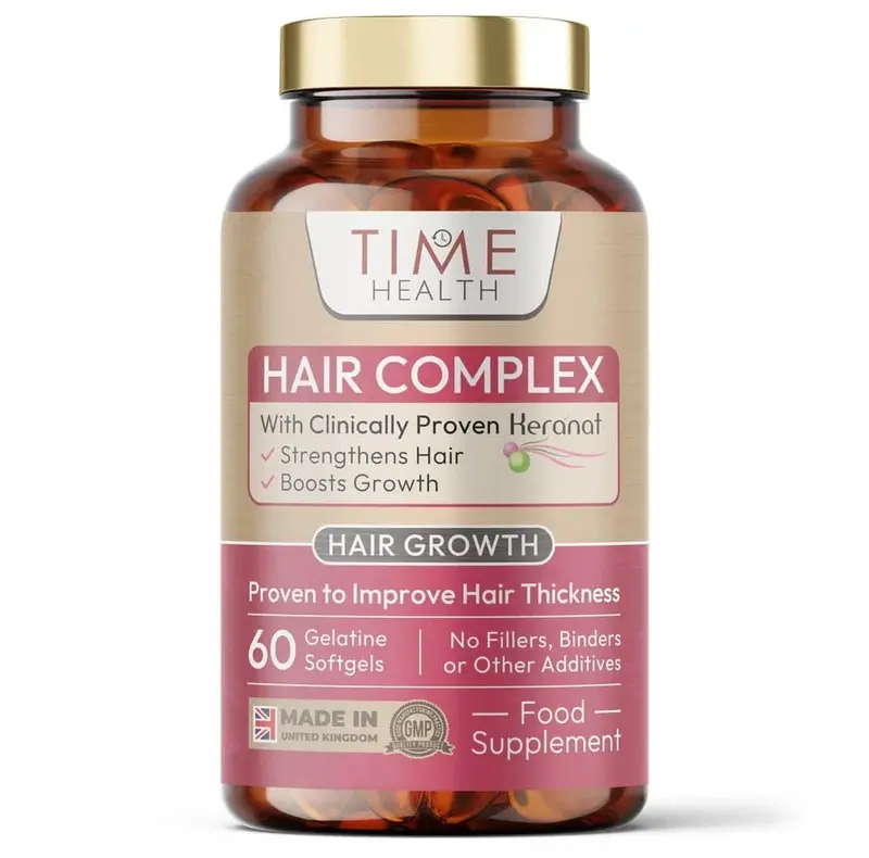 Time Health Hair Complex with Keranat (60 softgels)