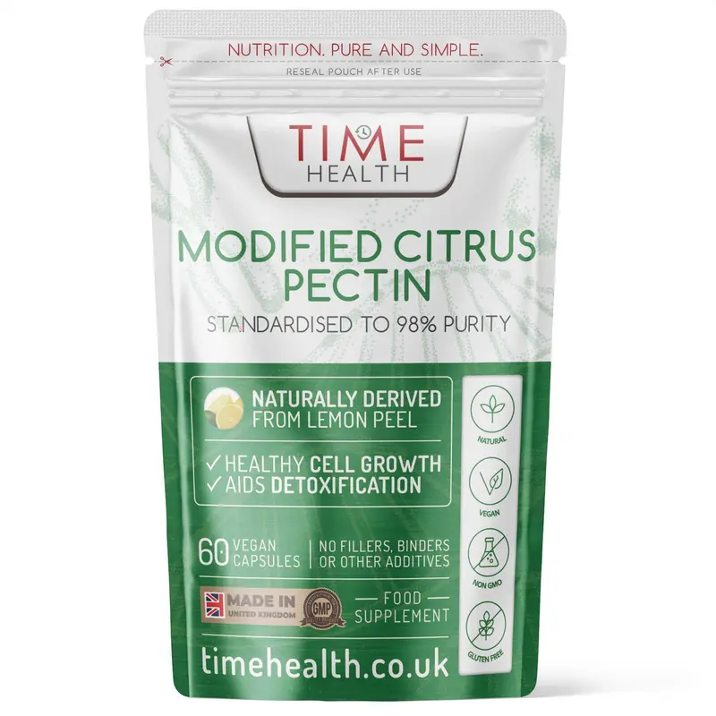 Time Health Modified Citrus Pectin MCP Capsules (60 vegan capsules)