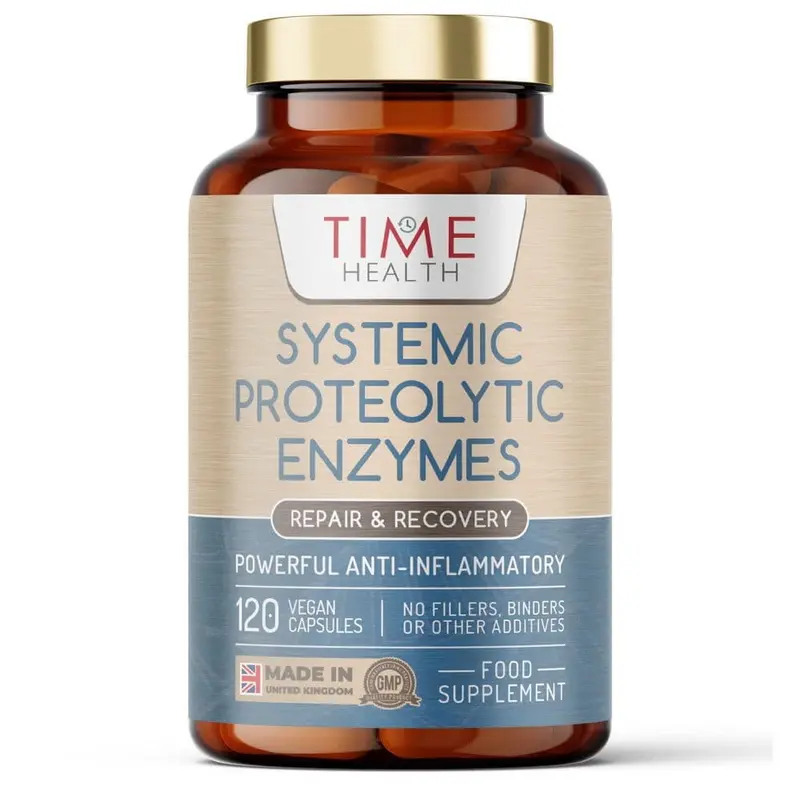 Time Health Systemic Proteolytic Enzymes Complex (120 vegan capsules)