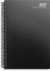 Timeavtalebok GRIEG spiral 2027 sort