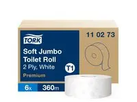Toalettpapir TORK Premium 2L T1 360m (6)