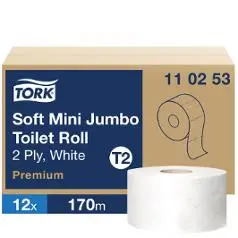 Toalettpapir TORK Premium 2L T2 170m(12)