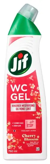 Toalettrens JIF WC-Gel Cherry Bl 0,75L