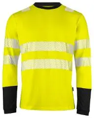 Trøye PROJOB 6014 2XL HiVis gul/sort