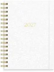 Ukekalender GRIEG Multi A6 2027 hvit