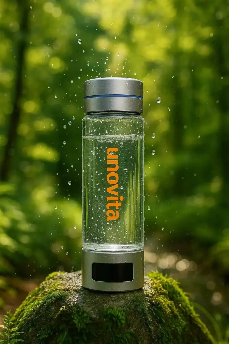 Uno Vita Hydrogen (H2) Water Bottle (up to 8000 ppb, KN-F10-UV)