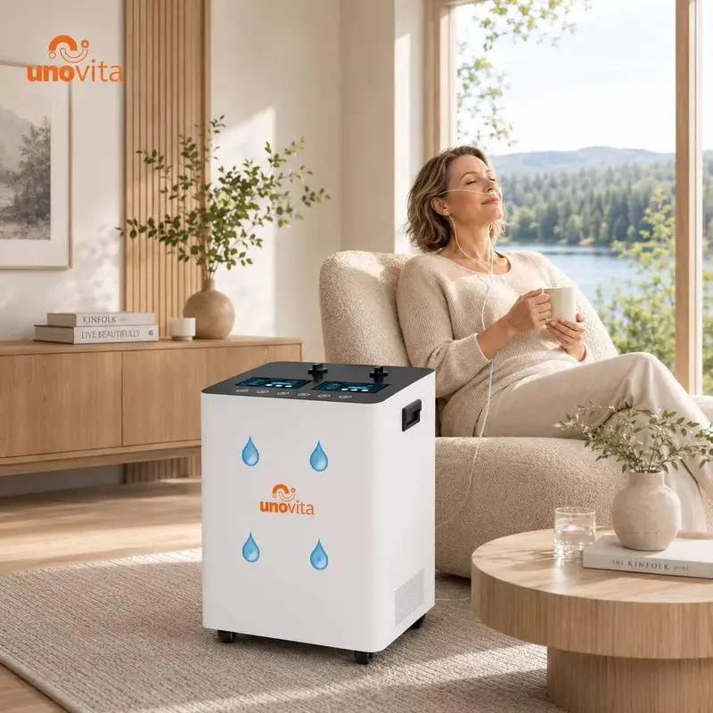 Uno Vita QY-F6000 Hydrogen Inhaler – 6000 ml/min H₂/O₂