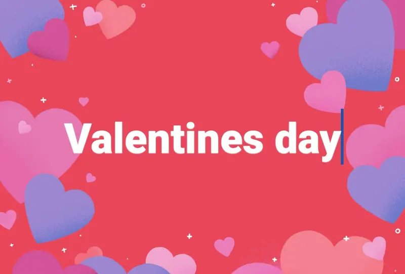 VALENTINES DAG " FORUNDRINGSPOSE"