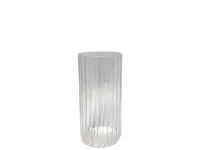 Vase RILLE glass Diam