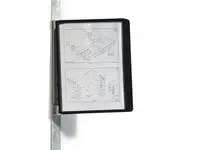 Veggstativ VARIO Magnet 5 lommer sort