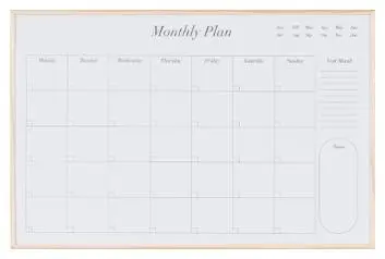 Whiteboard BI-OFFICE 58,5x38,5cm mndplan