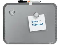 Whiteboard NOBO Slim-Line 22x28cm sølv