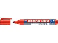 Whiteboardpenn EDDING 360 rund rød